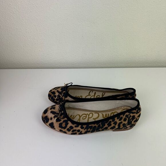 Sam Edelman Animal Print Ballet Flats - Felicia size 3 Big Girl - Picture 5 of 7
